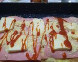 Foto del paso 5 de la receta: Láminas de berenjenas con quesos, jamón y salsa (para congelar)