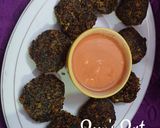 A picture of step 4 of Black Quinoa and Sweet Potato Cutlets.