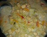 Foto langkah ke 4 dari resep Sayur Tumis santan tahu.