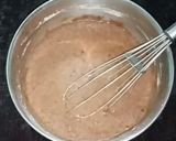 A picture of step 5 of Eggless Chocolate Cake.