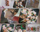 Foto langkah ke 1 dari resep Chicken veggie roll.