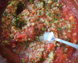 Foto del paso 13 de la receta: Tajine de boquerones en salsa de berenjena asada y tomates