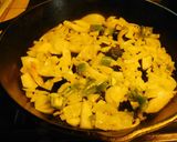 A picture of step 2 of Broccoli rabe rice.