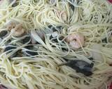 Buttery shrimp scampi in a white wine sauce over angel hair pasta#mycookbook recipe step 14 photo