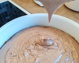 Sütés nélküli cukormentes csokis sajttorta recept fázis 3 fotója