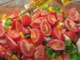 Ensalada templada de verduras asadas