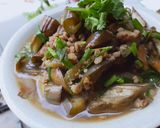 Hình bước làm 3 của món Cà tím xào thịt
