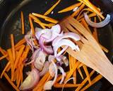Sausage Carrots Mixed Pepper stir fry recipe step 2 photo