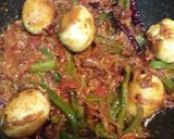 A picture of step 10 of Egg biryani very authentic flavor.