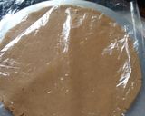 A picture of step 3 of Rose flavoured Swiss Rolls.