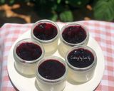 Hình bước làm 4 của món Pana cotta việt quất