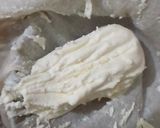 A picture of step 3 of Hung Curd 🧀🧀🧀.