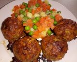 Sajtos fasírtgolyók sütőben recept fázis 3 fotója