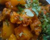 आलू बड़ी की सब्जी (Aloo badi ki sabzi recipe in hindi) रेसिपी चरण 3 फोटो