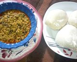 A picture of step 5 of Egusi soup.