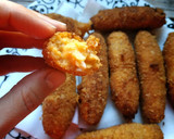 Foto del paso 9 de la receta: Croquetas de chorizo y huevo frito