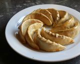 A picture of step 4 of Kaab el Ghazal with Almonds.