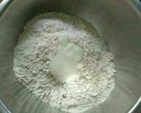 A picture of step 1 of Chocolate kalakand gujiya.