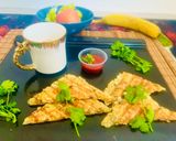 A picture of step 5 of Sago Pearls Grilled Toastie(Fasting/ Vrat) Zero -Oil~ Nuts -free Toastie😋.