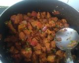 A picture of step 2 of Bread poha.
