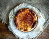 A picture of step 4 of La Viña Cheesecake.