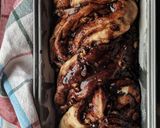 A picture of step 7 of Chocolate Babka bread (vegan).