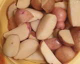 A picture of step 2 of Fried Baby Potatoes.