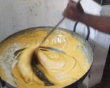 நெய் மைசூர் பாகு(ghee mysorepak recipe in tamil) ரெசிபி ஸ்டேப் 4 புகைப்படம்