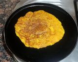 A picture of step 5 of Sweet Corn Cheela.