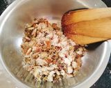 A picture of step 5 of Gujiya 😋 Coconut staffing gujiya 😋.