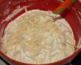 Foto langkah ke 4 dari resep Brownies Kukus Keju Radin Cake.