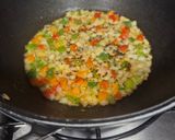 A picture of step 1 of Spicy Prawn Pasta.