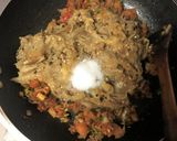 A picture of step 5 of Prawn Baingan Bharta (Mashed Eggplant cooked with Prawns).