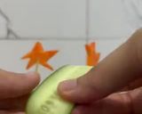 Hình bước làm 2 của món Tempeh cây thông trang trí