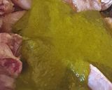 A picture of step 9 of Malabar Kozhi Pidi (rice dumplings in soupy chicken curry).