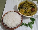 A picture of step 6 of Drumstick Curry/Murungakkai Mor Kuzhambu.