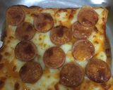 Hình bước làm 2 của món Pizza siêu lười từ sandwich?
