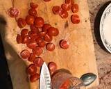 Ceviche with avocado, cherry tomatoes and spring onions recipe step 3 photo