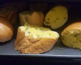 A picture of step 2 of Garlic butter and herbs,baguetes.