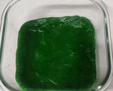 A picture of step 6 of Tricolour burfi.
