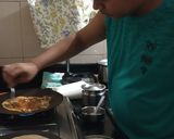 A picture of step 2 of Cheese omelette roll.