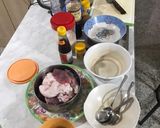 Foto langkah ke 1 dari resep Bakwan Goreng Babi Udang.