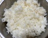 A picture of step 1 of Cabbage and Onion Sausage Fried Rice.
