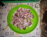 Foto langkah ke 3 dari resep Tumis Cumi Asin dan Petai.