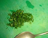 Foto del paso 3 de la receta: Pesto fácil en mortero 𓁉 cosecha de albahaca y ajo