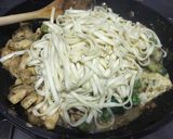 A picture of step 4 of Quick and Easy Chicken and Broccoli pasta.