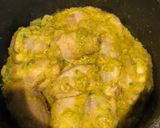 A picture of step 3 of Murgi’r aam kasundi - Chicken in mango mustard.