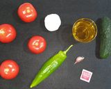 Foto del paso 1 de la receta Gazpacho sin pan