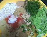 A picture of step 1 of Peas-oats cutlet.