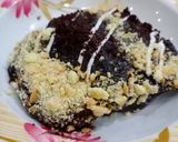 A picture of step 8 of Marie biscuits dessert ❤❤.